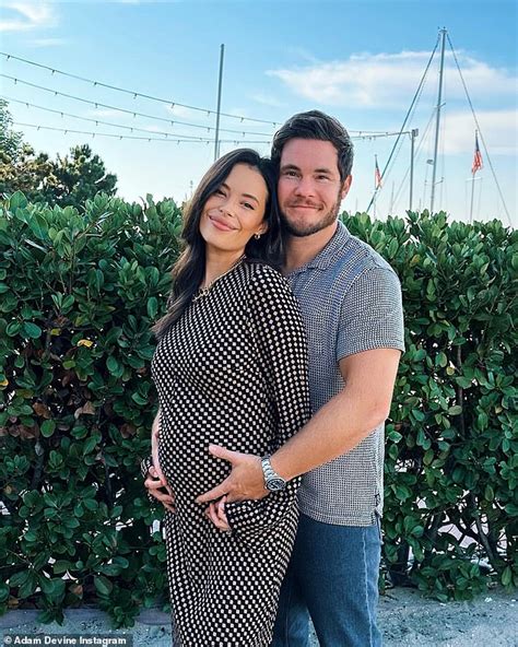 Adam Devine, wife Chloe Bridges expecting first child together  .